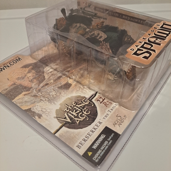 Spawn McFarlane Toy Dark Ages Series 22 The Viking Age BERSERKER THE TROLL 2002 - Picture 4 of 6